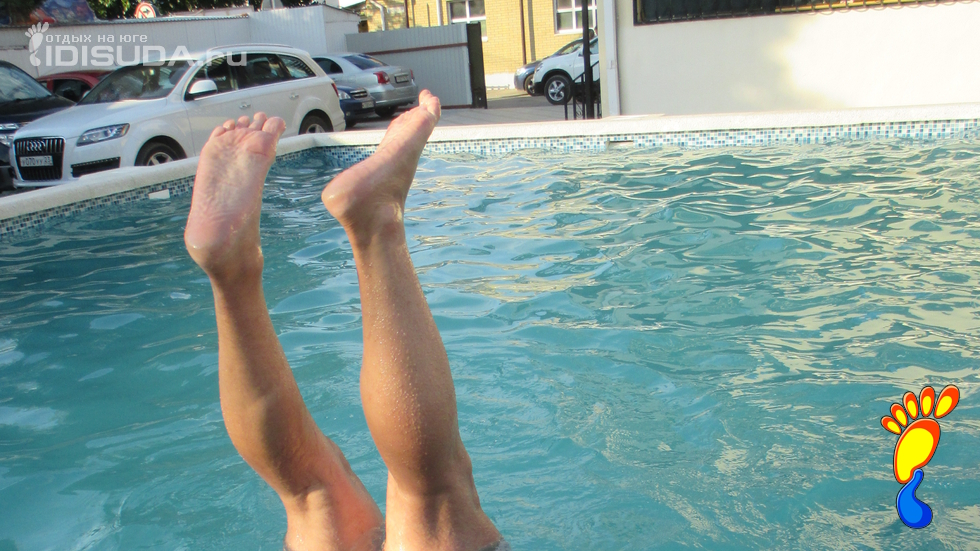 фото, туристы, бассейн, отель Джемете Виктория, г. Анапа